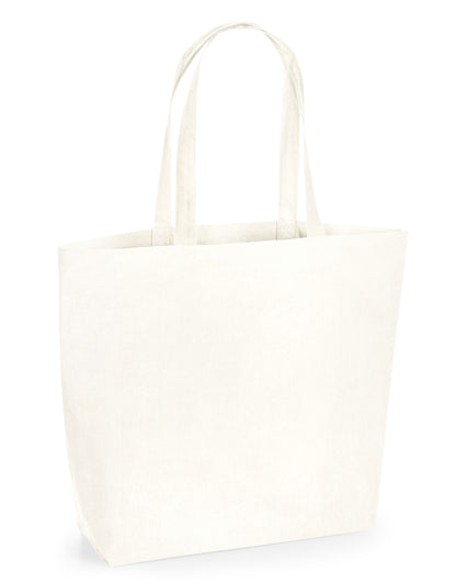 Westford Mill Org Dyed Maxi Bag 4 Life w285 - Sea Salt O S - Customisable Bags