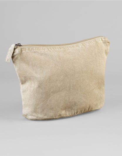 Westford Mill Garment Dyed Accessory Bag W340 - Vintage Sand O S - Customisable Bags