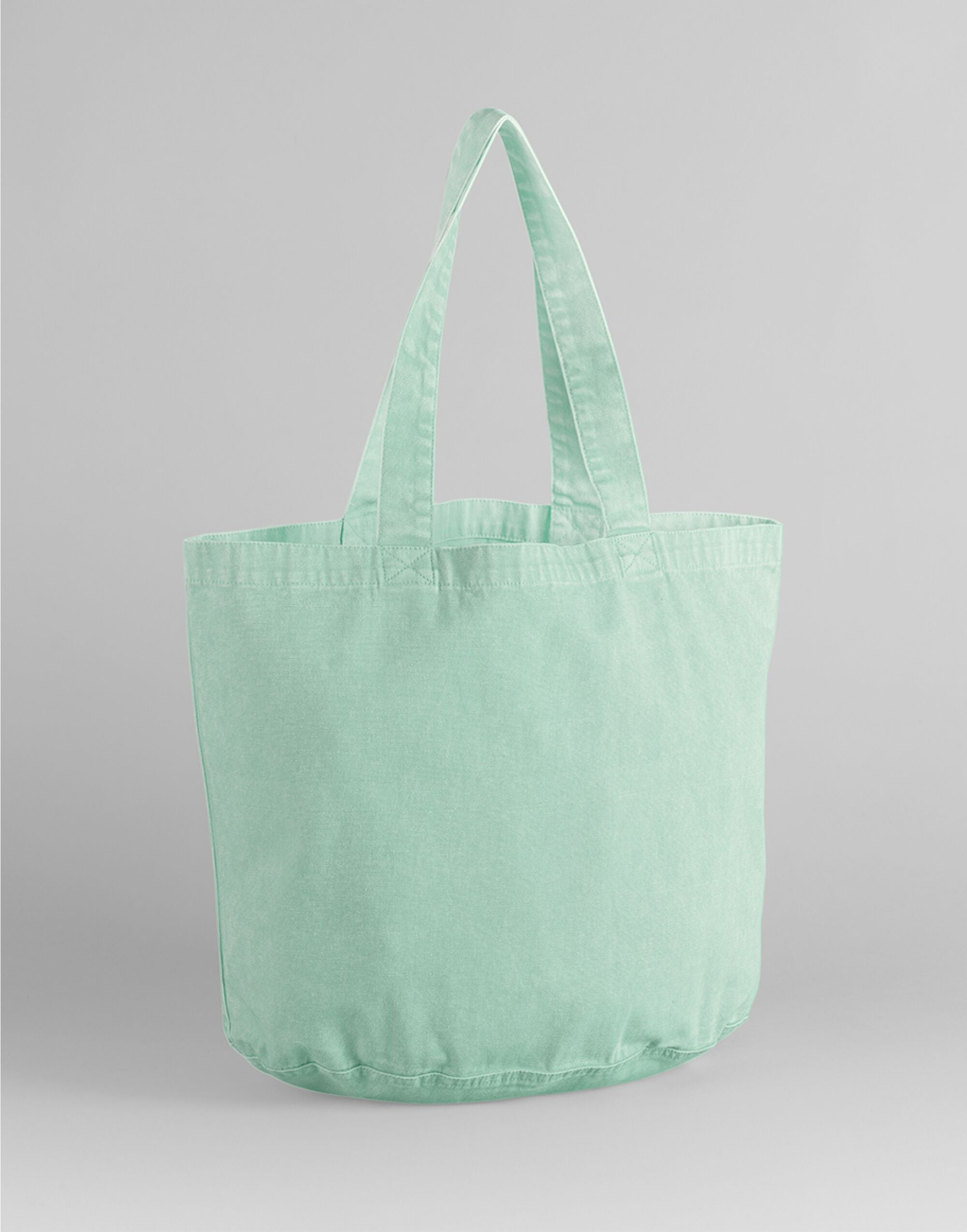 Westford Mill Garment Dyed Shopper W345 - Vintage Aqua O S - Customisable Bags