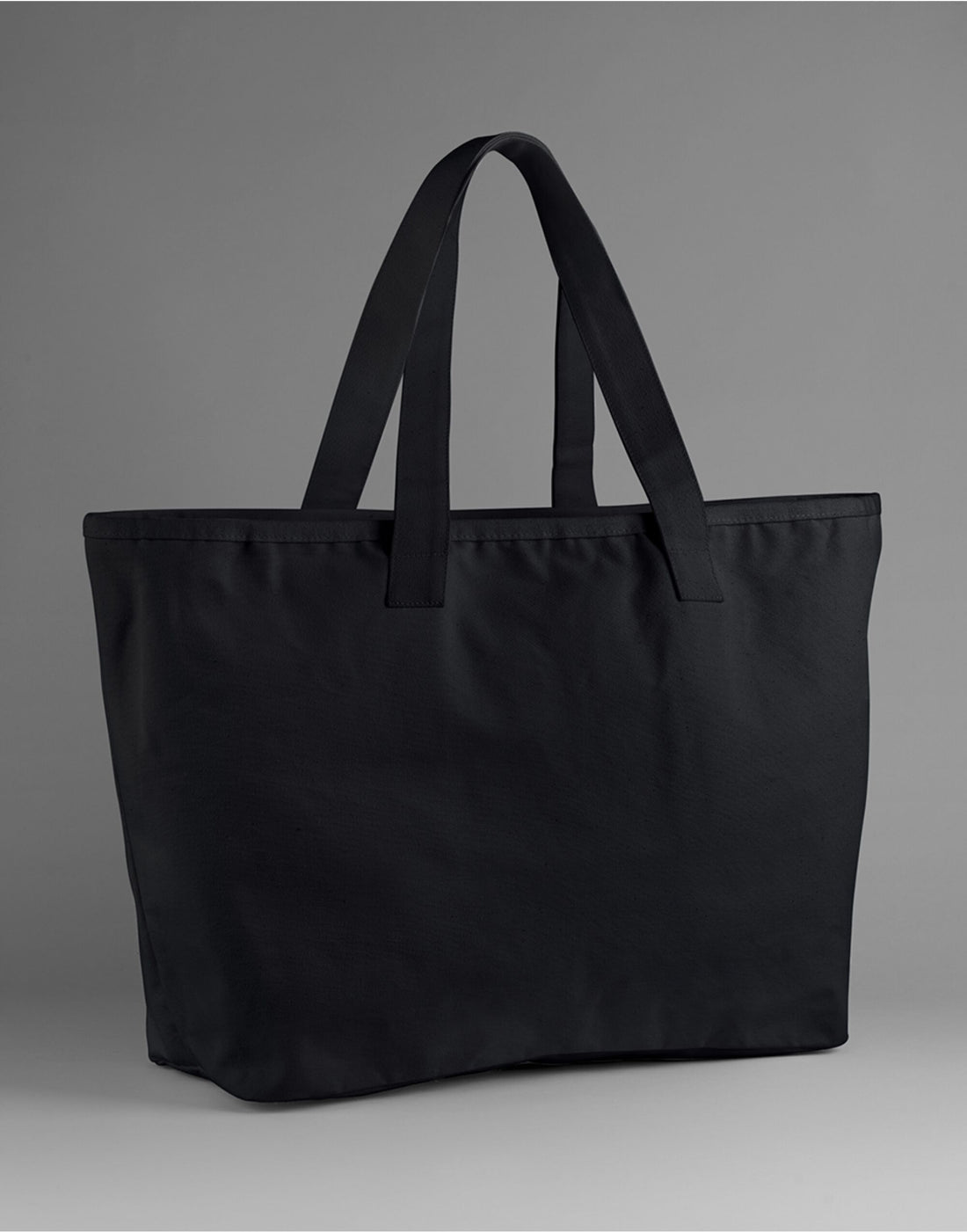 Westford Mill Oversized Canvas Tote Bag W606 - Black O S - Customisable Bags