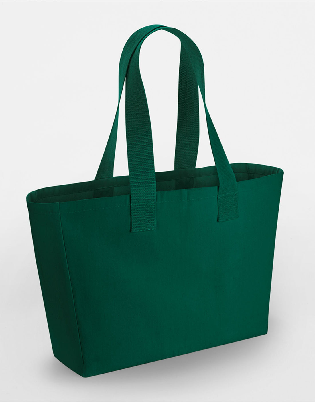 Westford Mill Everyday Canvas Tote w610 - Bottle Green O S - Customisable Bags