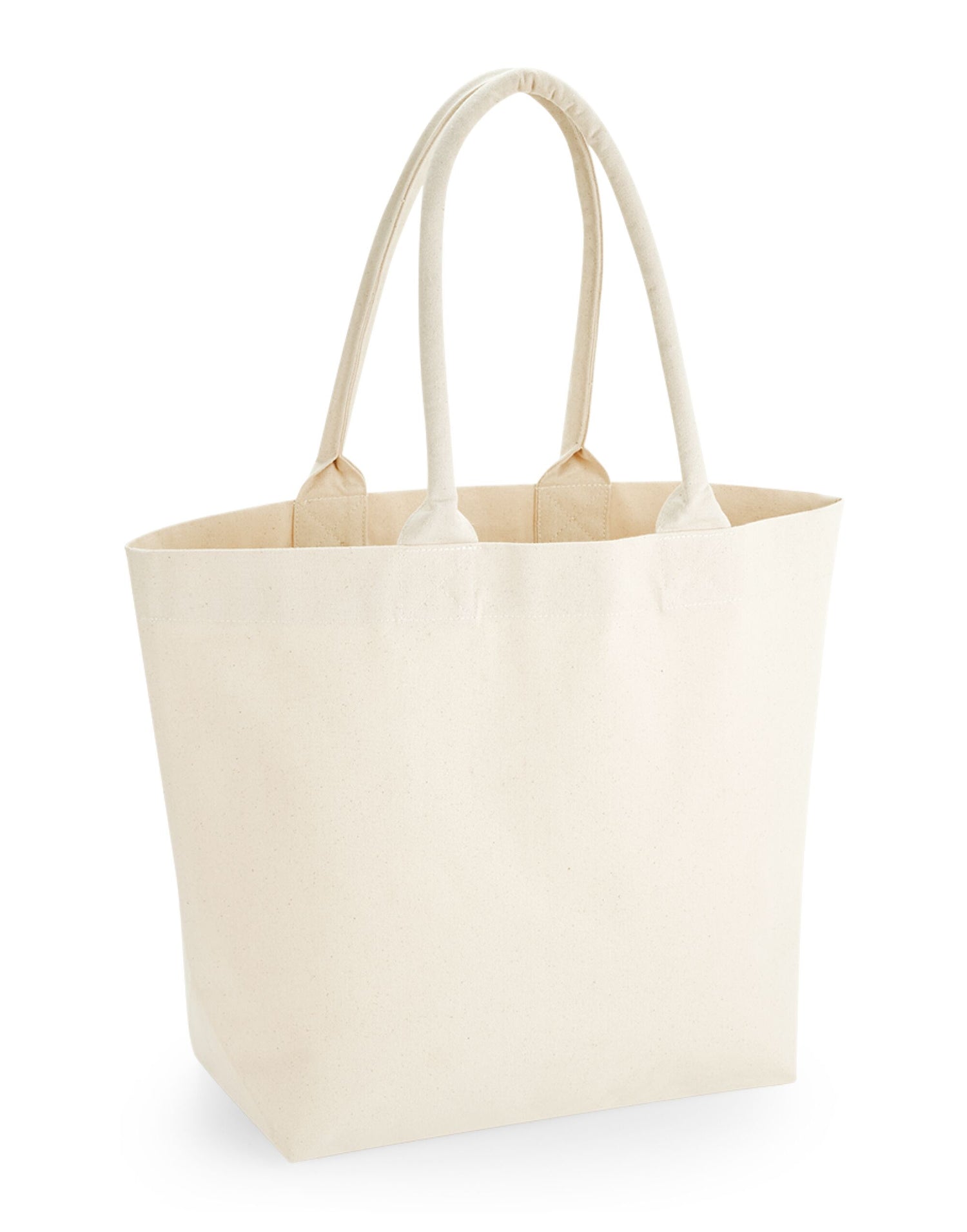 Westford Mill Fairtrade Cotton Deck Bag w626 - Natural O S - Customisable Bags