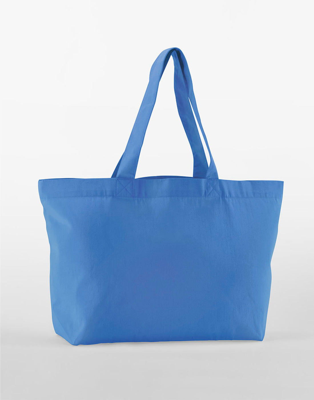 Westford Mill EarthAware Twill Shopper w695 - Cornflower Blue O S - Customisable Bags