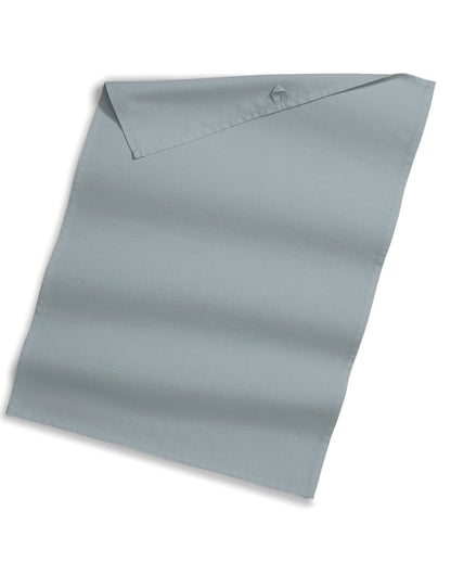 Westford Mill Organic Cotton Tea Towel w710 - Pure Grey O S - Customisable Accessories