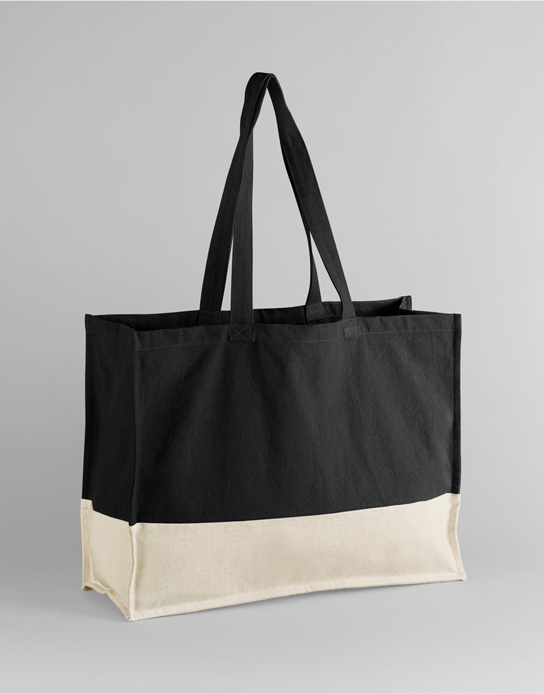 Westford Mill EarthAware¬Æ Contrast Shop W858 - Black Natural O S - Customisable Bags