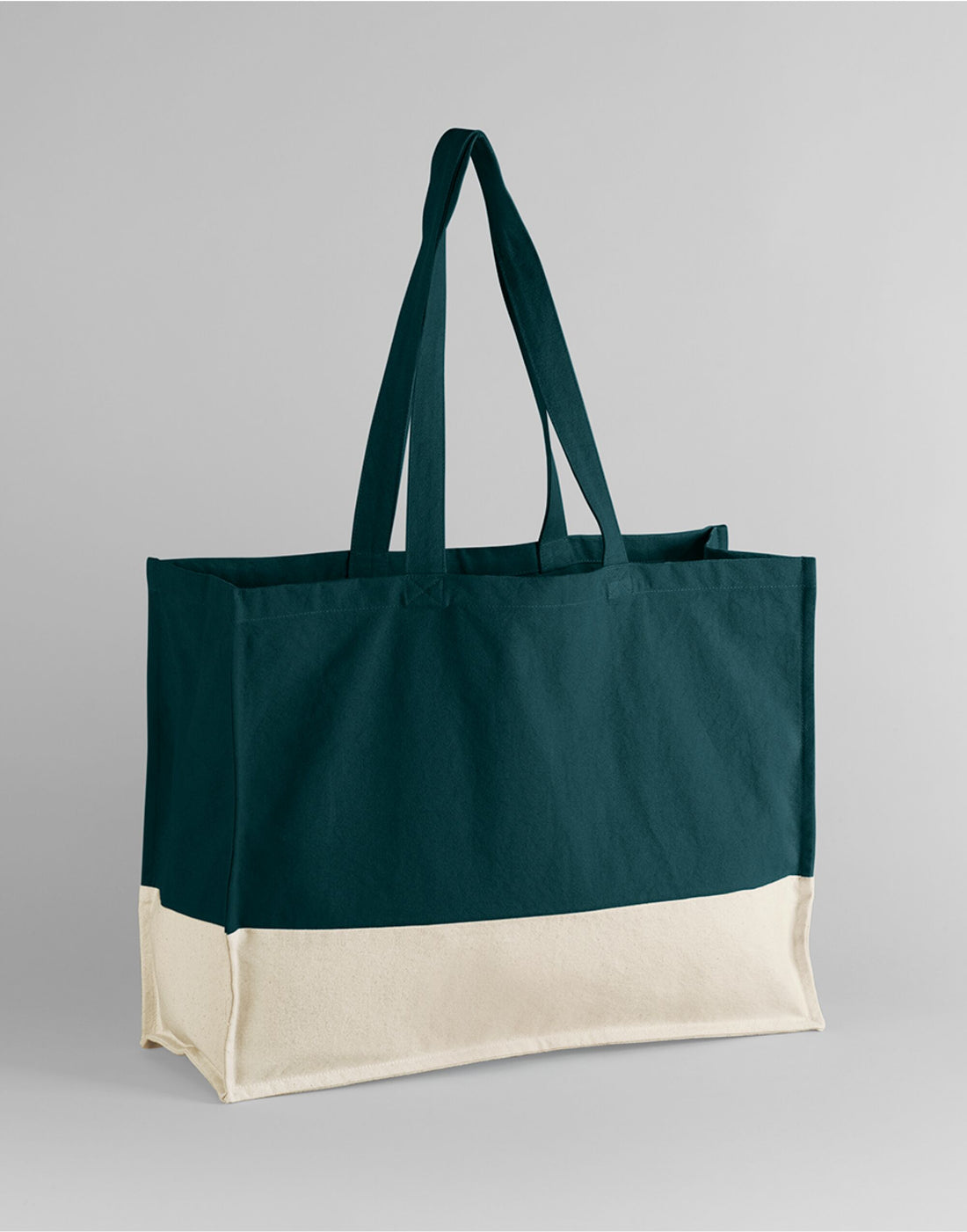 Westford Mill EarthAware¬Æ Contrast Shop W858 - Dark Marine Natural O S - Customisable Bags