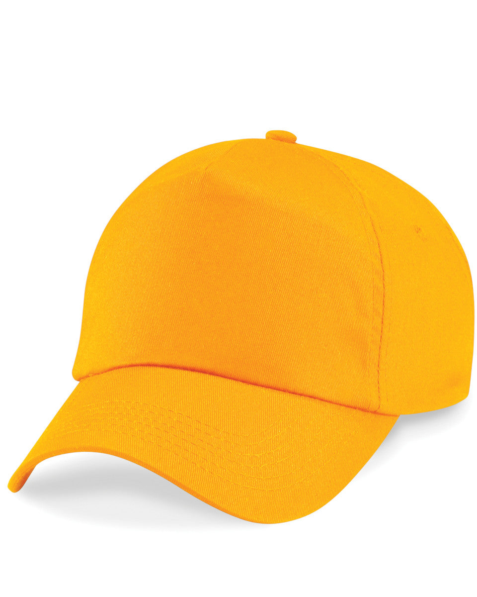 Beechfield Original 5 Panel Cap B10 - Gold O S - Customisable Caps