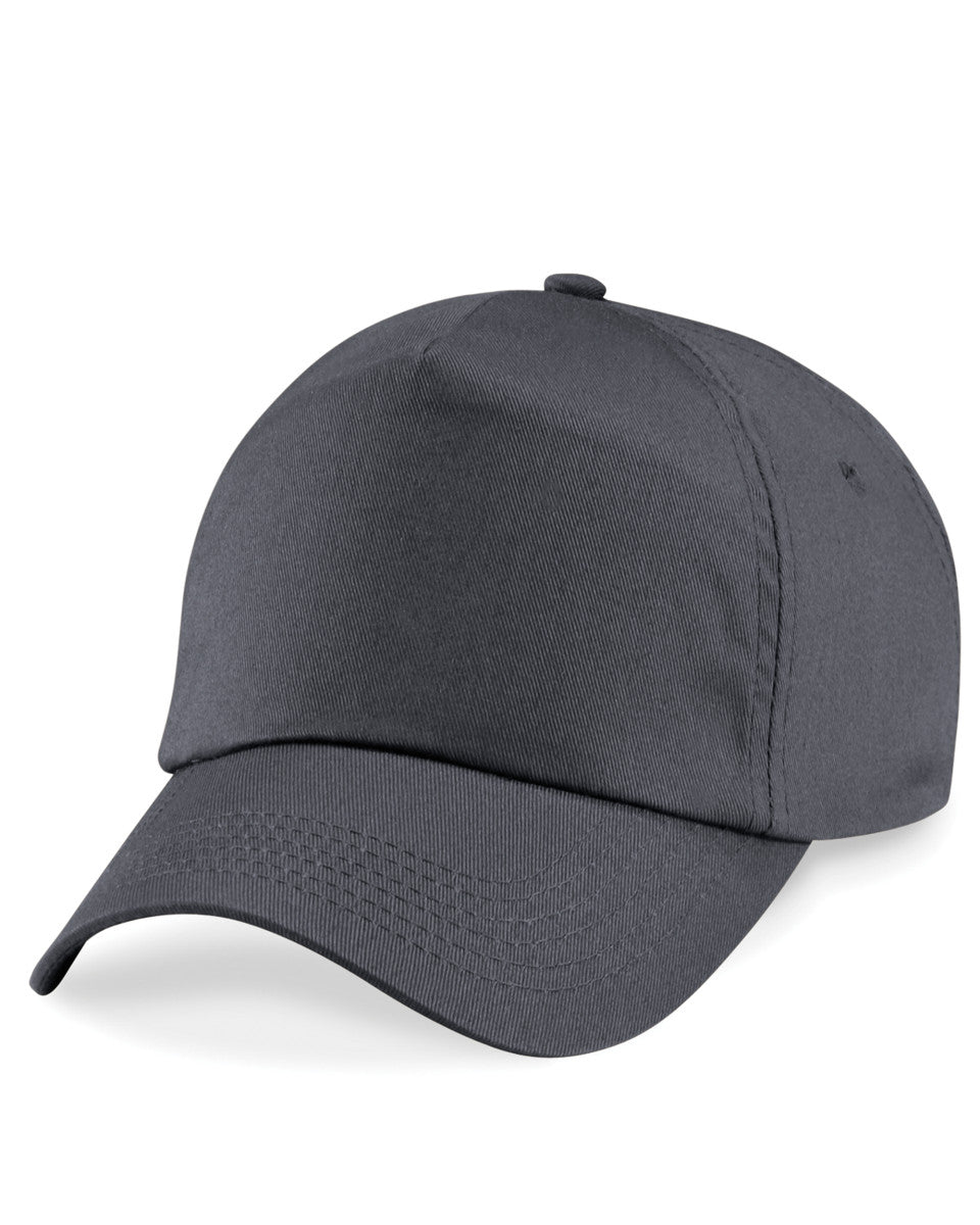 Beechfield Original 5 Panel Cap B10 - Graphite O S - Customisable Caps