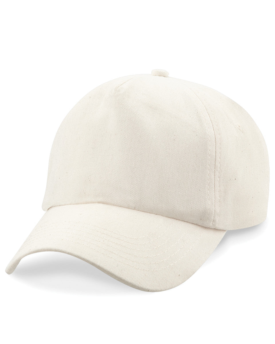 Beechfield Original 5 Panel Cap B10 - Natural O S - Customisable Caps