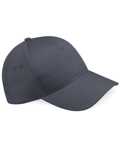 Beechfield Ultimate 5 Panel Cap B15 - Graphite O S - Customisable Caps