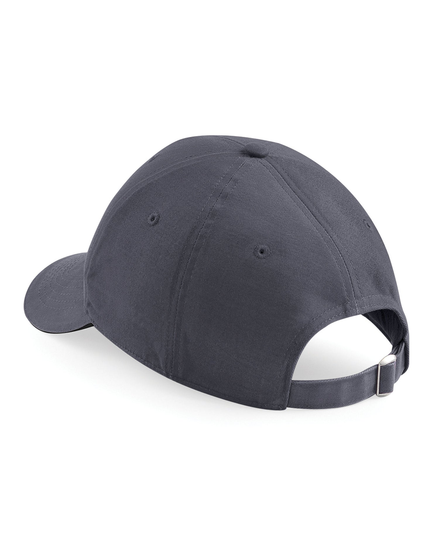 Beechfield Athleisure 6 Panel Cap B20 - Graphite Grey Black O S - Customisable Caps