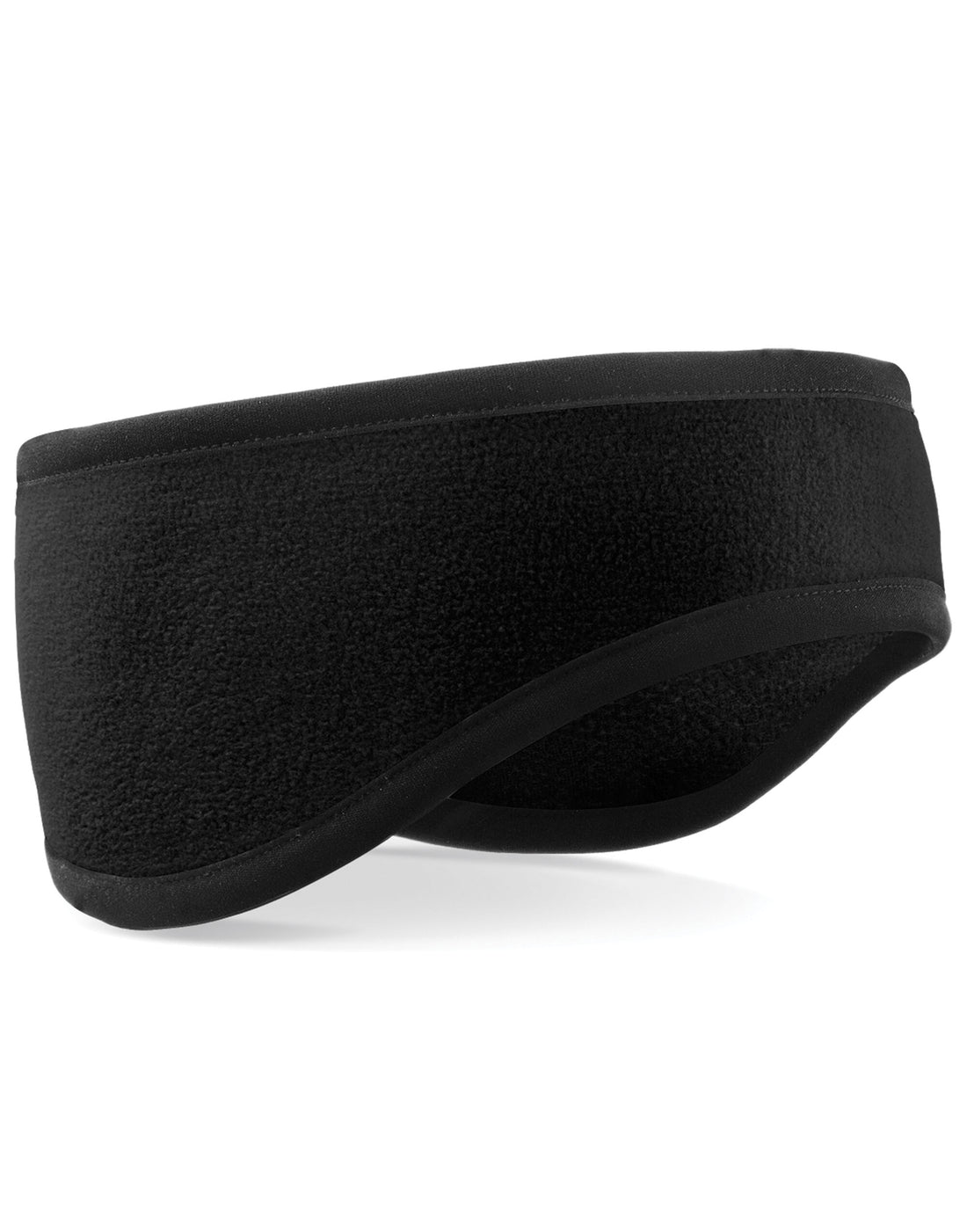 Beechfield Suprafleece® Aspen Headband B240 - Black - Customisable Headbands