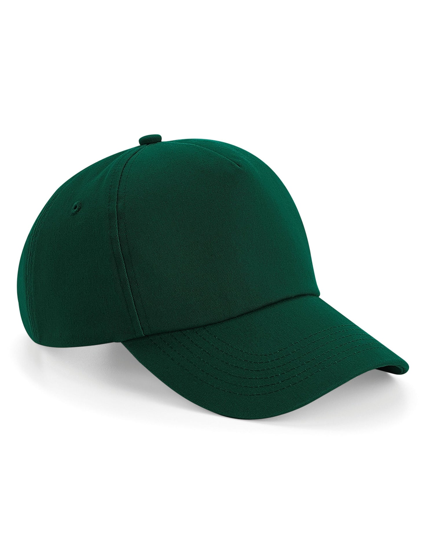 Beechfield Authentic 5 Panel Cap B25 - Bottle Green O S - Customisable Caps