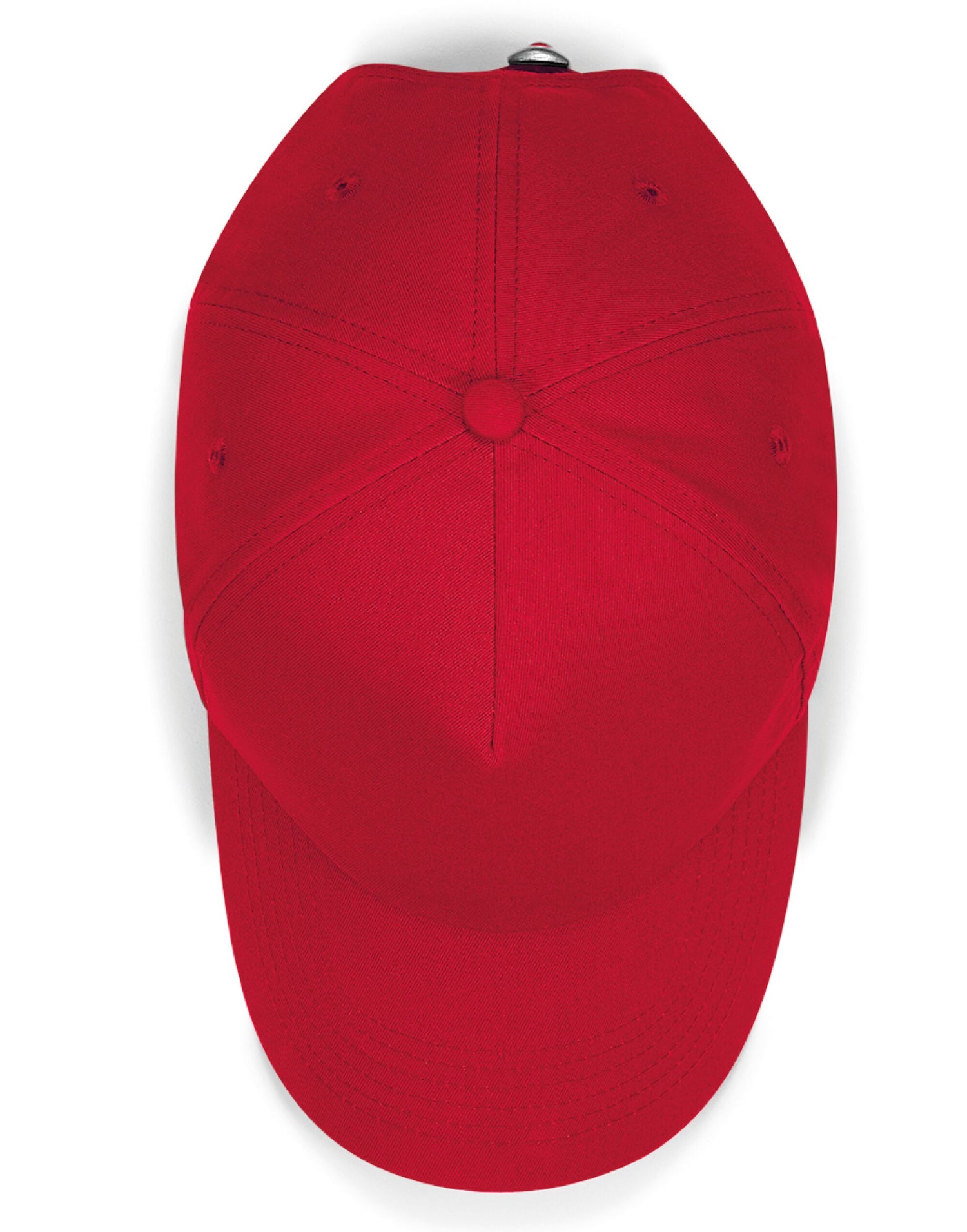 Beechfield Authentic 5 Panel Cap B25 - Classic Red O S - Customisable Caps