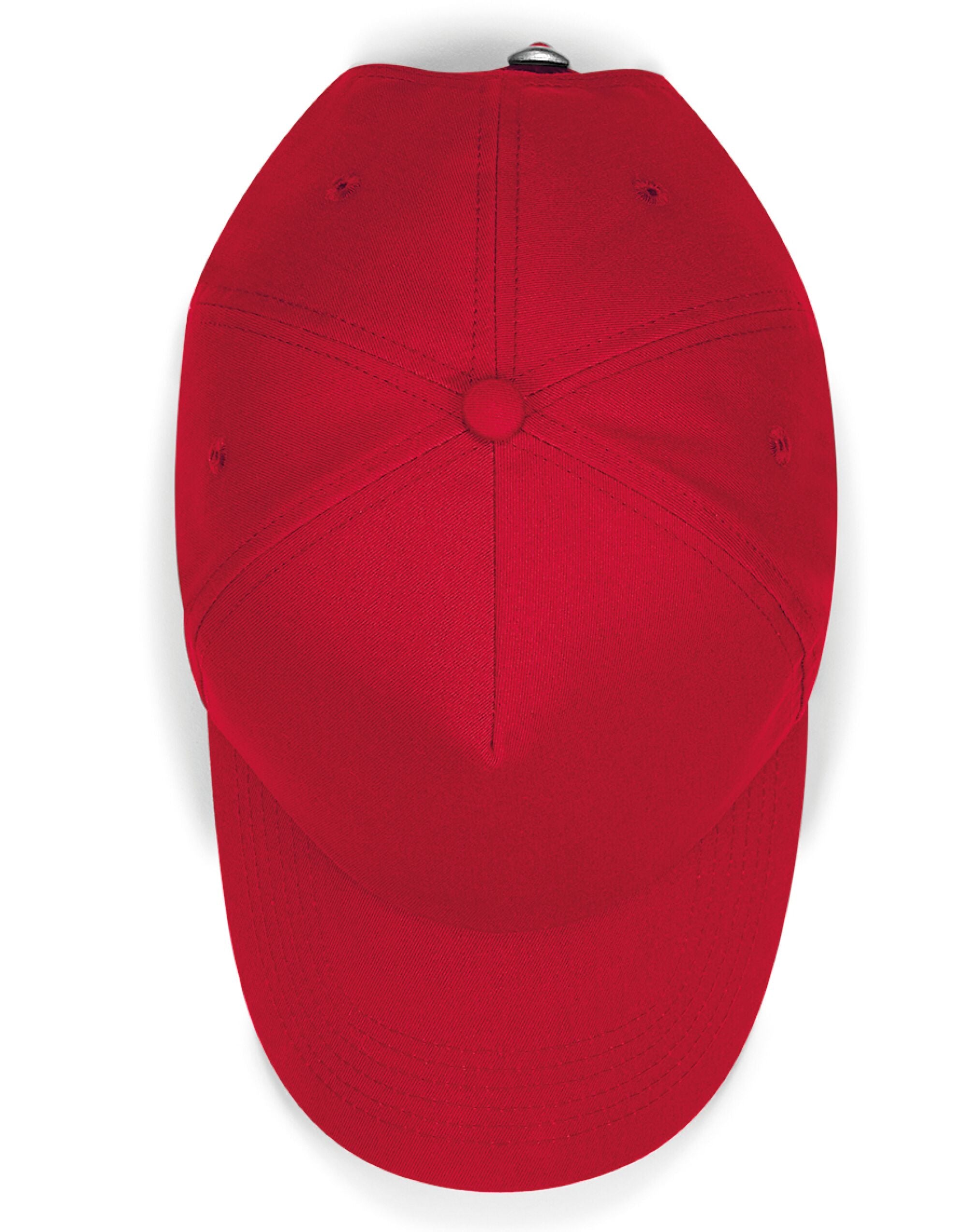Beechfield Authentic 5 Panel Cap B25 - Classic Red O S - Customisable Caps