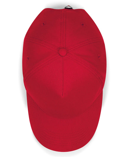 Beechfield Authentic 5 Panel Cap B25 - Classic Red O S - Customisable Caps