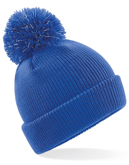 Beechfield Junior Reflective Beanie B406B - Bright Royal O S - Customisable Beanies