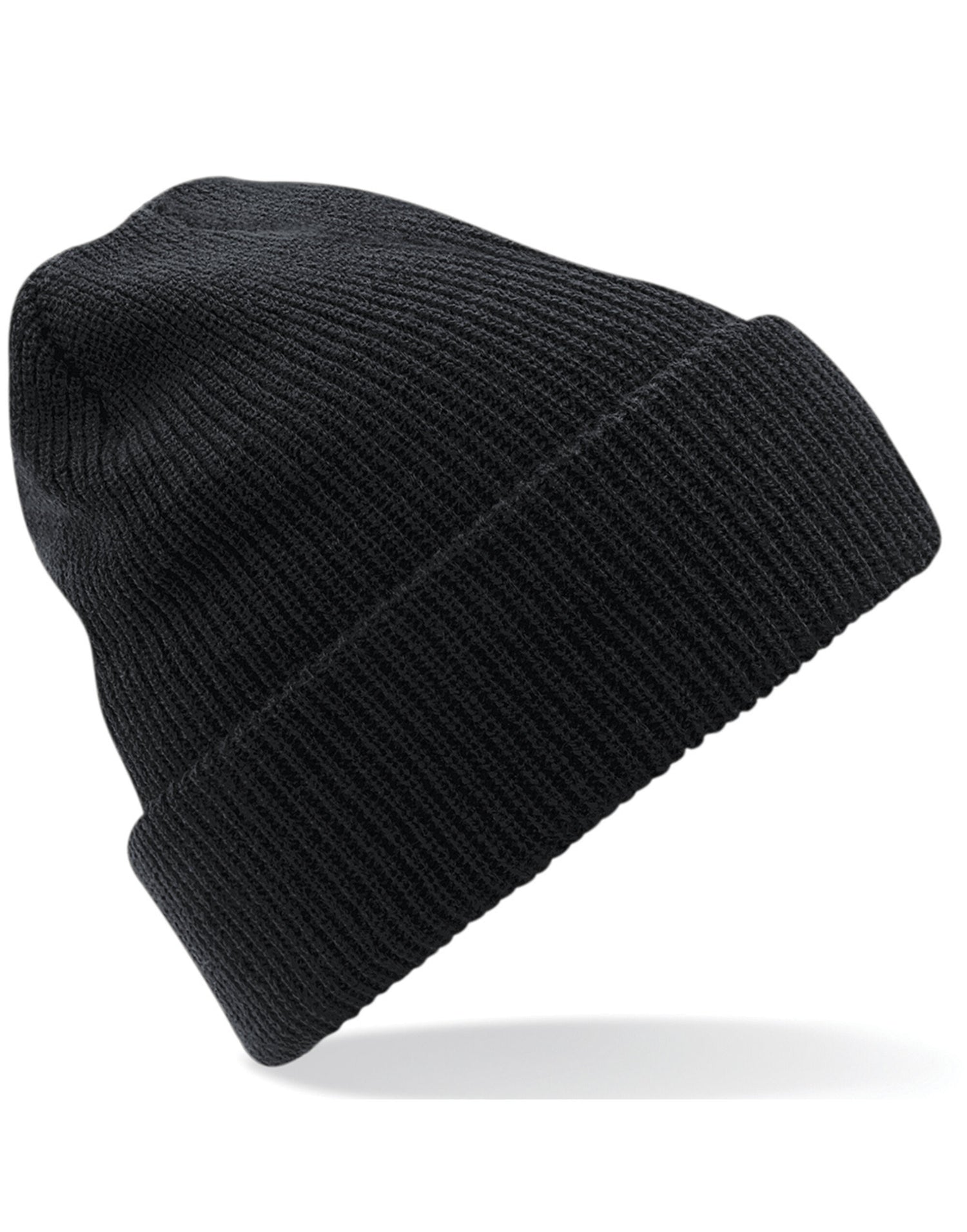 Beechfield Heritage Beanie B425 - Black O S - Customisable Beanies