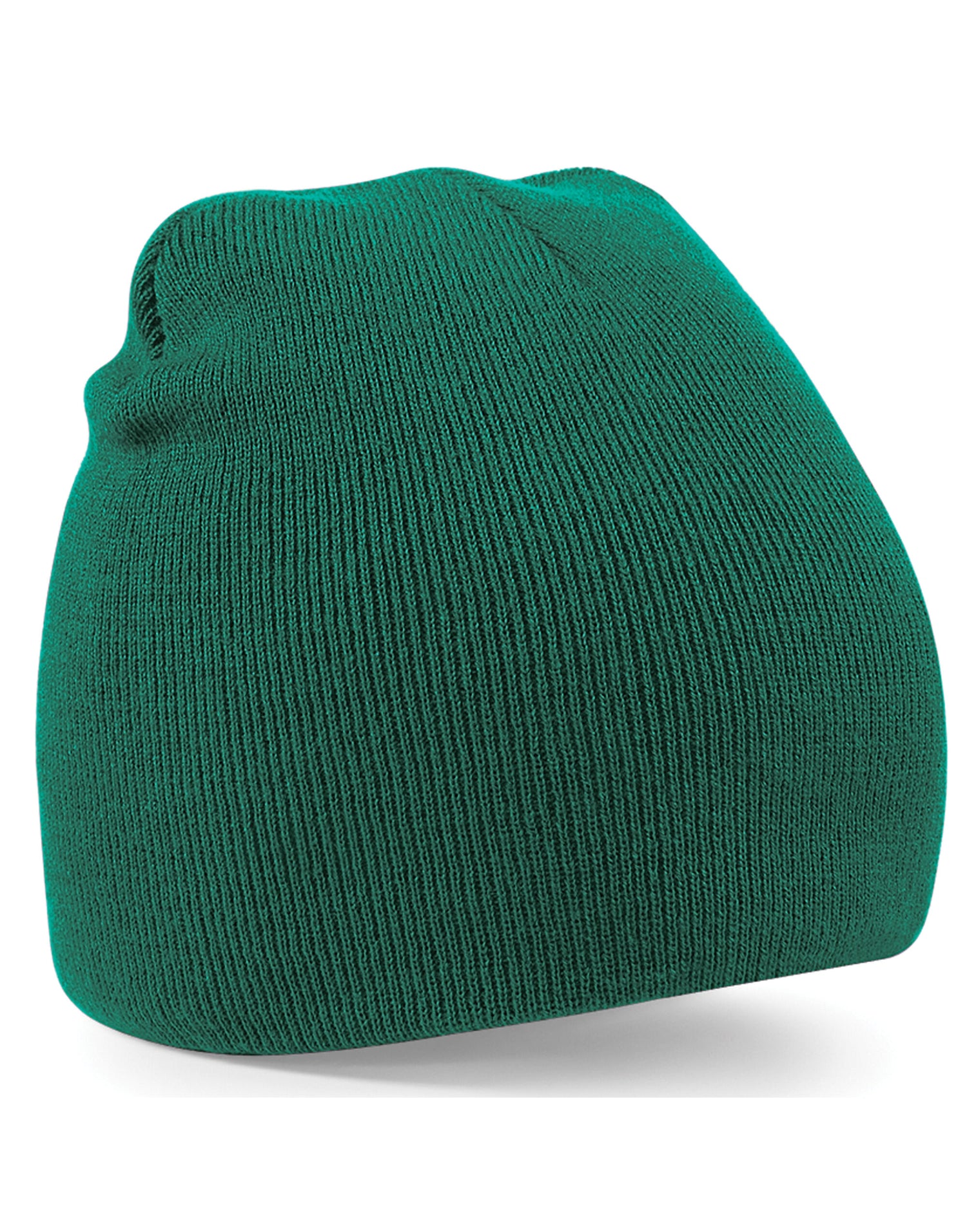 Beechfield Original Pull-On Beanie B44 - Bottle Green O S - Customisable Beanies