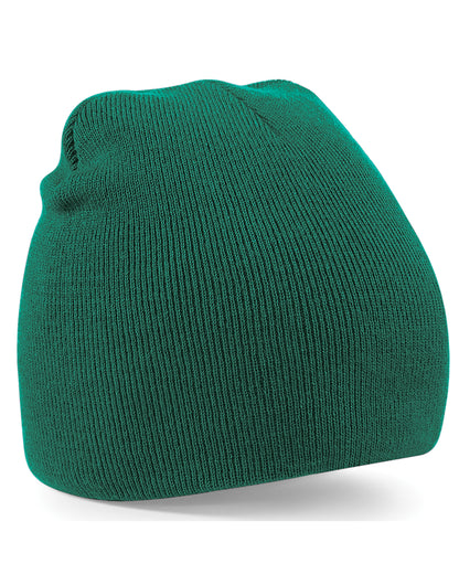 Beechfield Original Pull-On Beanie B44 - Bottle Green O S - Customisable Beanies