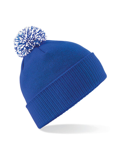 Beechfield Snowstar¬Æ Beanie B450 - Bright Royal White O S - Customisable Beanies