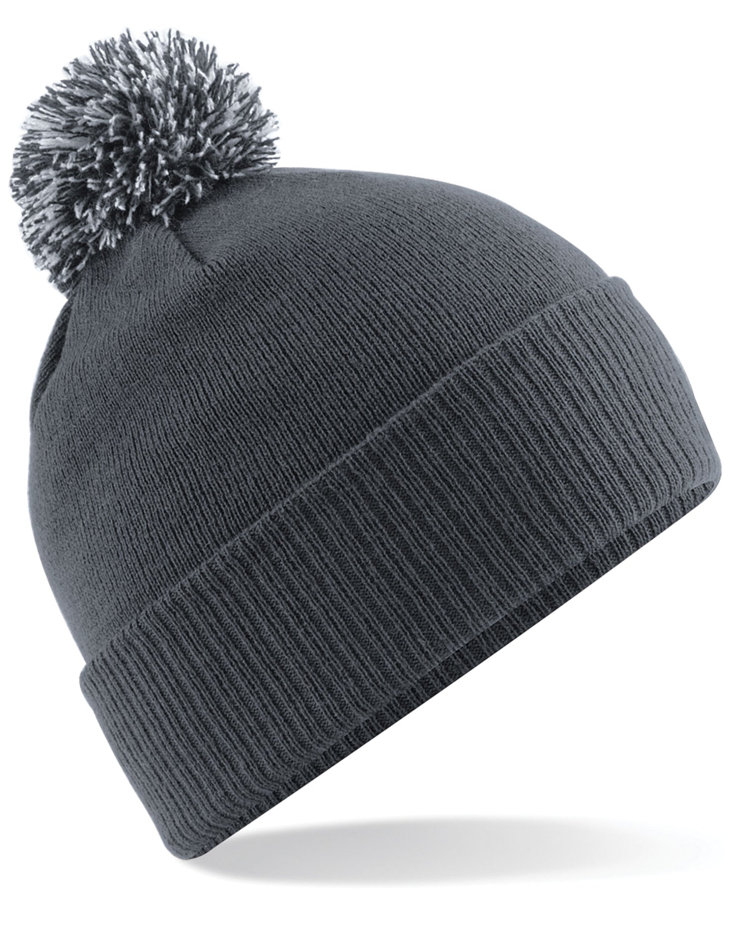 Beechfield Snowstar¬Æ Beanie B450 - Graphite Grey Light Grey O S - Customisable Beanies