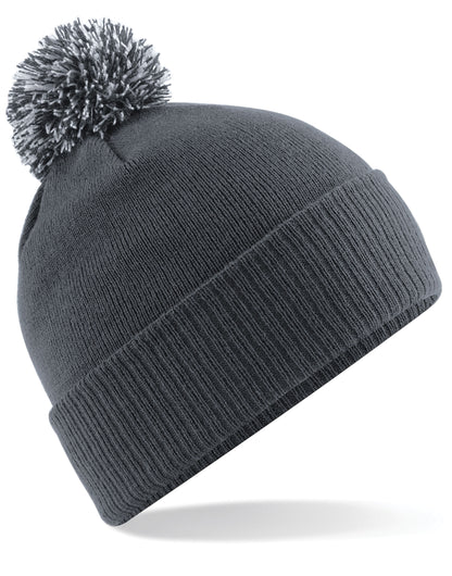 Beechfield Snowstar¬Æ Beanie B450 - Graphite Grey Light Grey O S - Customisable Beanies