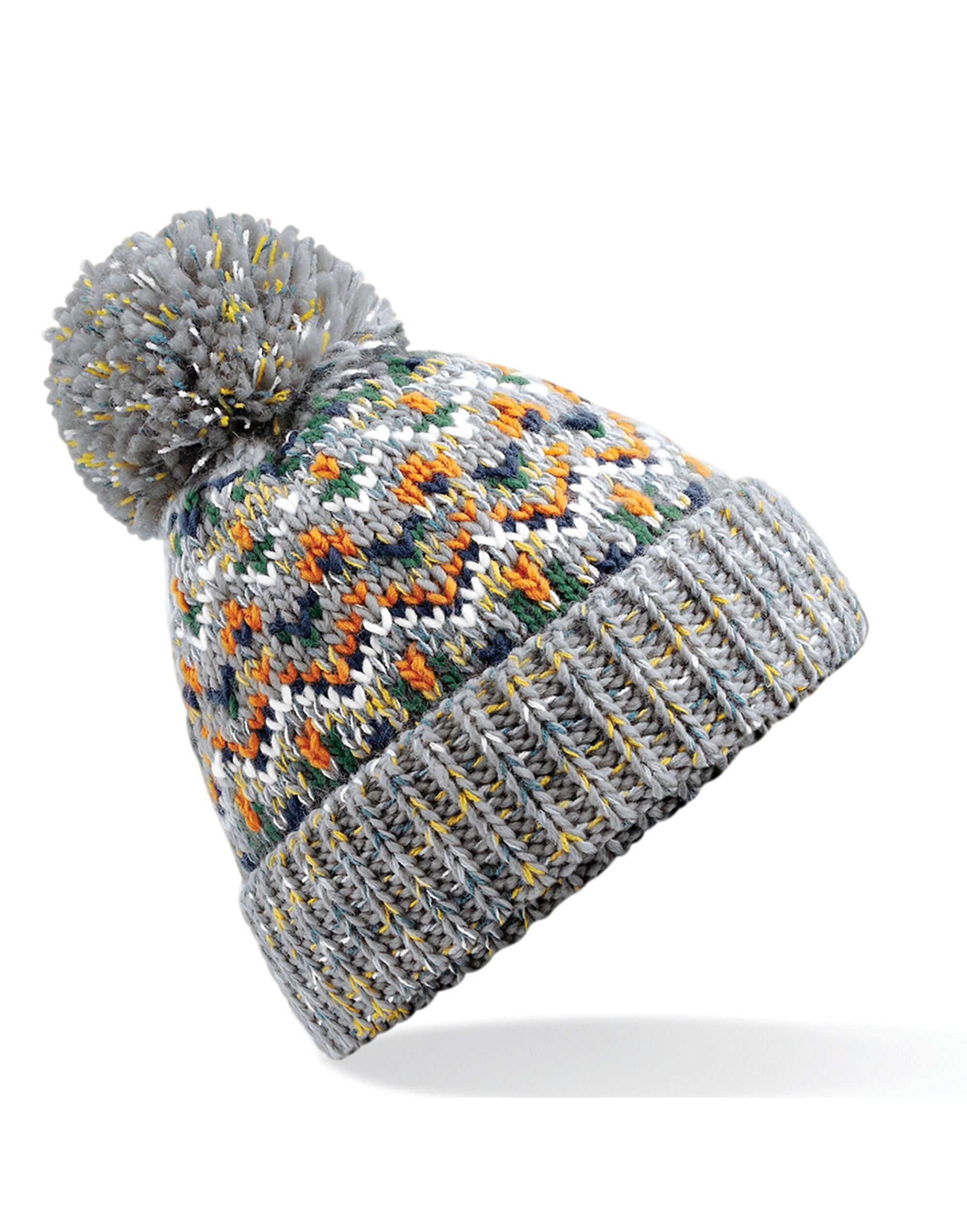 Beechfield Blizzard Bobble Beanie B458 - - Customisable Beanies