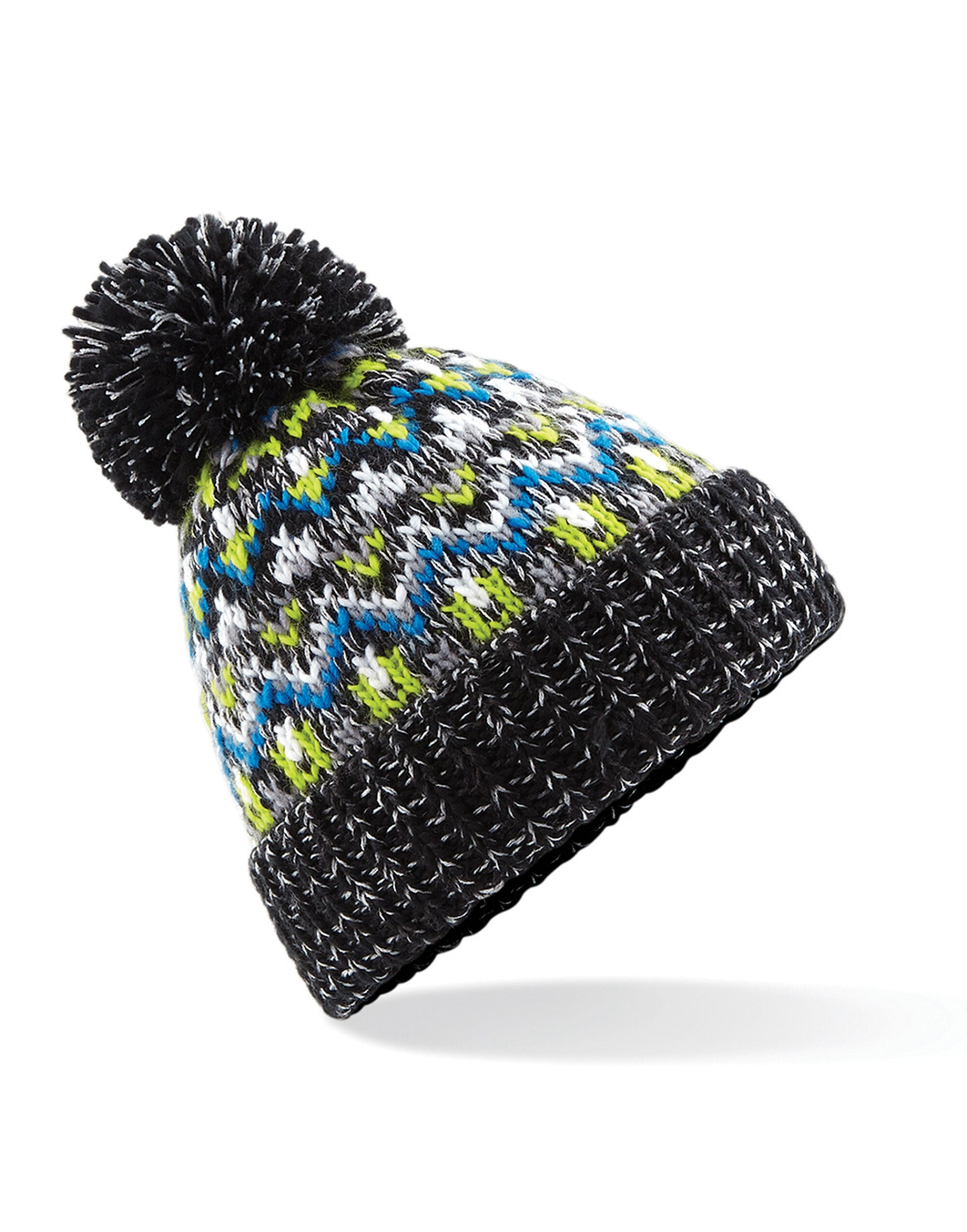 Beechfield Blizzard Bobble Beanie B458 - - Customisable Beanies