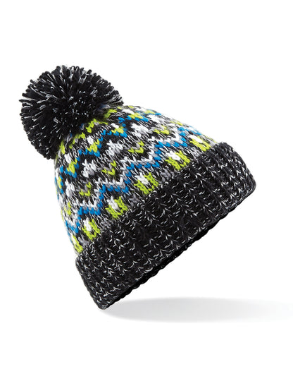 Beechfield Blizzard Bobble Beanie B458 - - Customisable Beanies