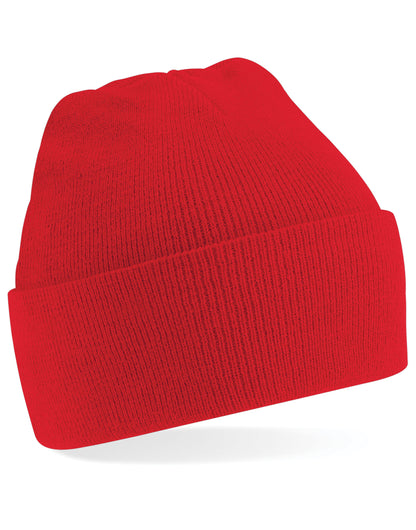 Beechfield Junior Original Cuffed Beanie B45B - Classic Red O S - Customisable Beanies