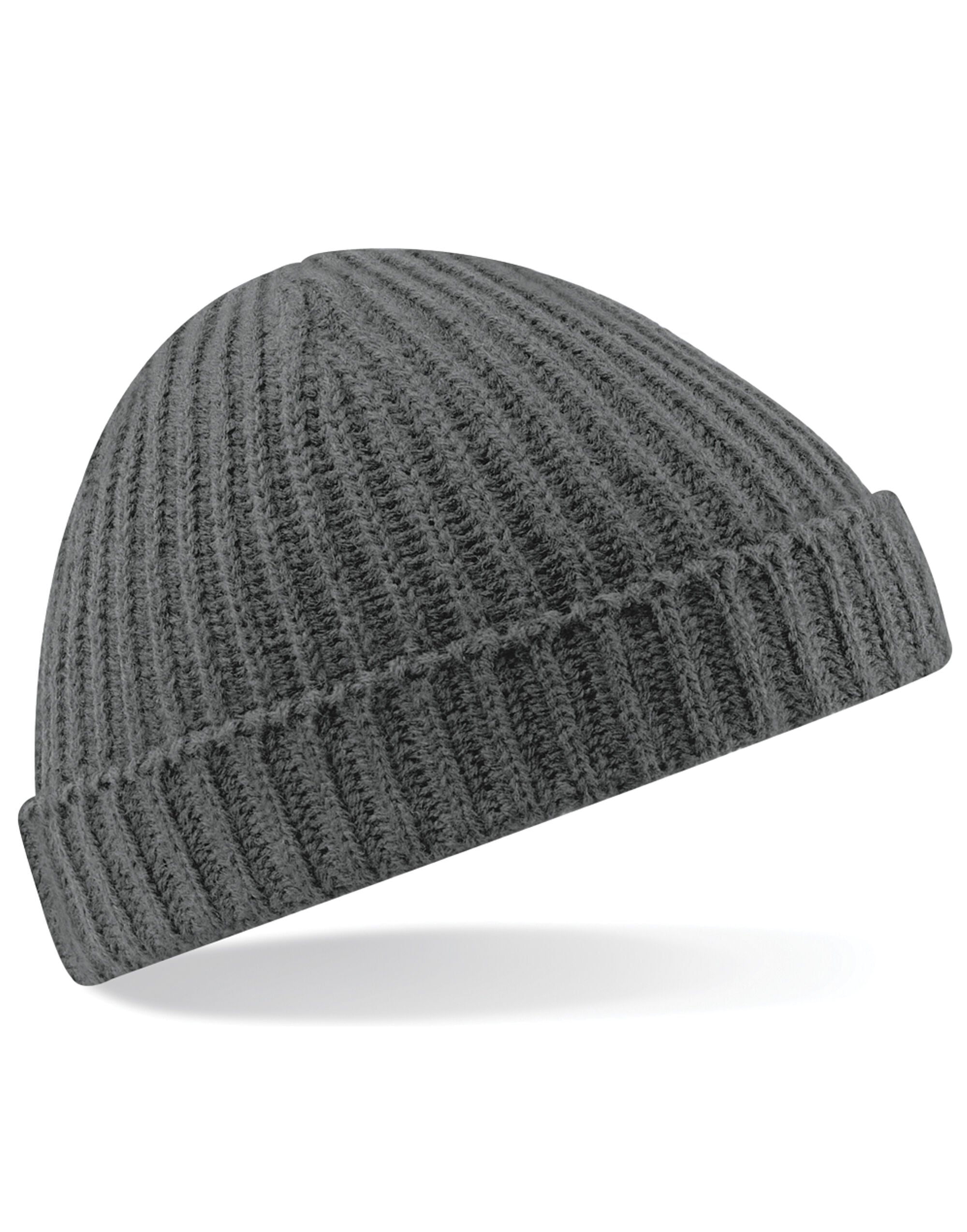 Beechfield Trawler Beanie B460 - Smoke O S - Customisable Beanies