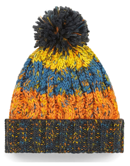 Beechfield Junior Corkscrew Benie B486B - Retro Blues O S - Customisable Beanies