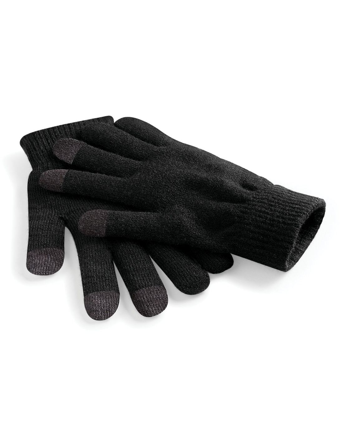 Beechfield Touchscreen Smart Gloves B490 - Black S-M - Customisable Gloves