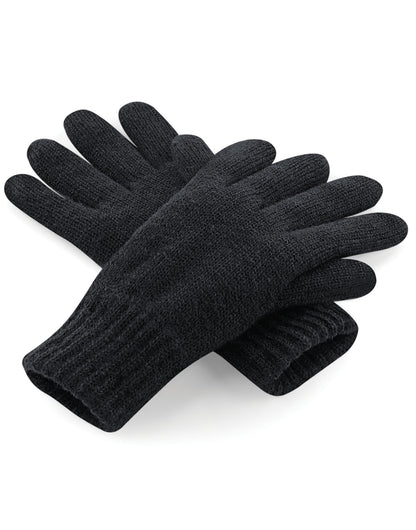 Beechfield Classic Thinsulate Gloves B495 - Black L-XL - Customisable Gloves