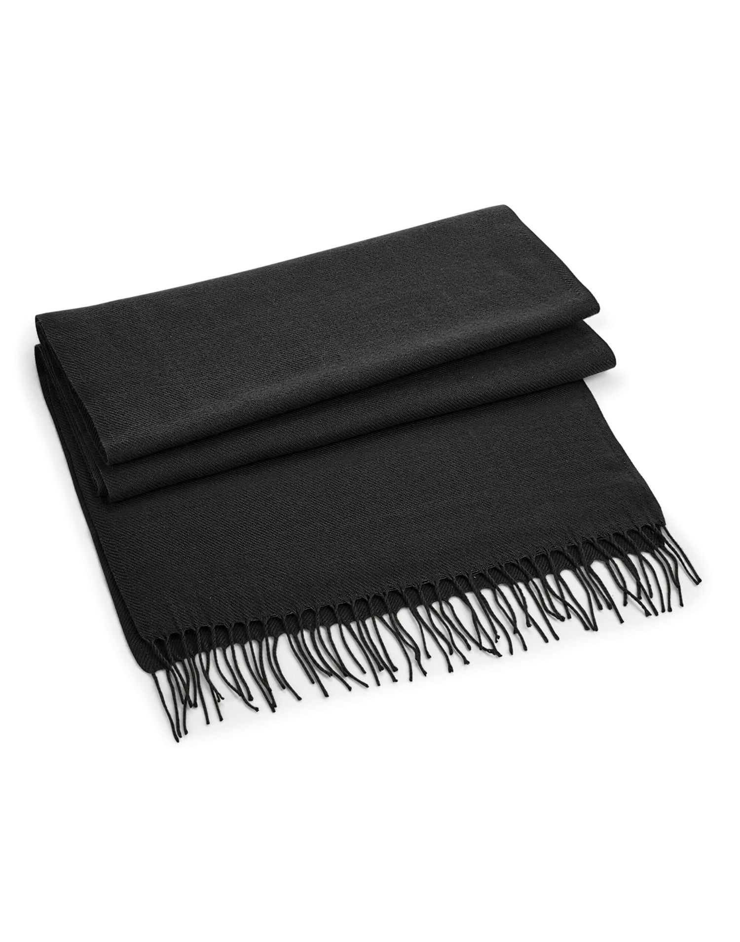 Beechfield Classic Woven Scarf B500 - Black O S - Customisable Scarf