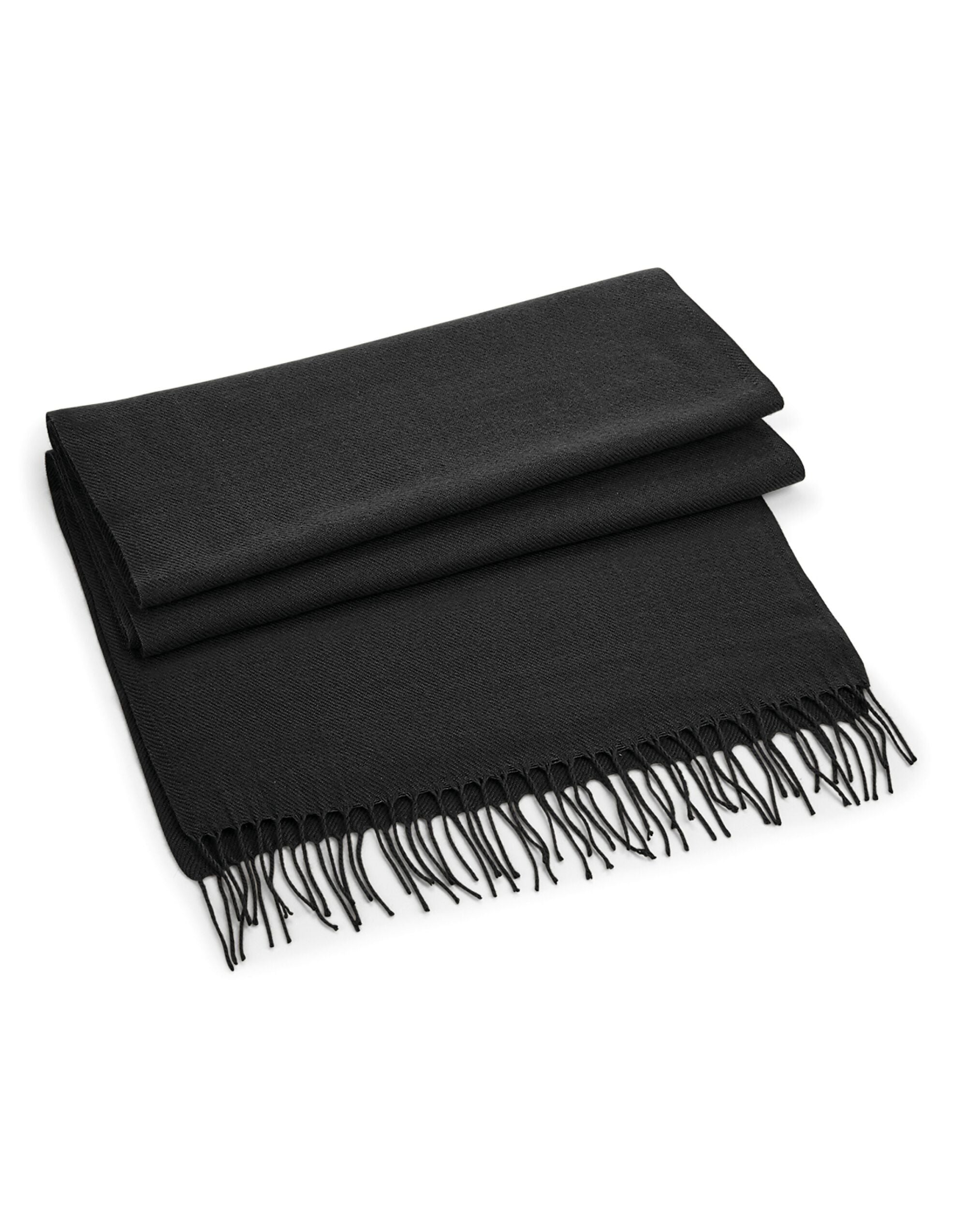 Beechfield Classic Woven Scarf B500 - Black O S - Customisable Scarf