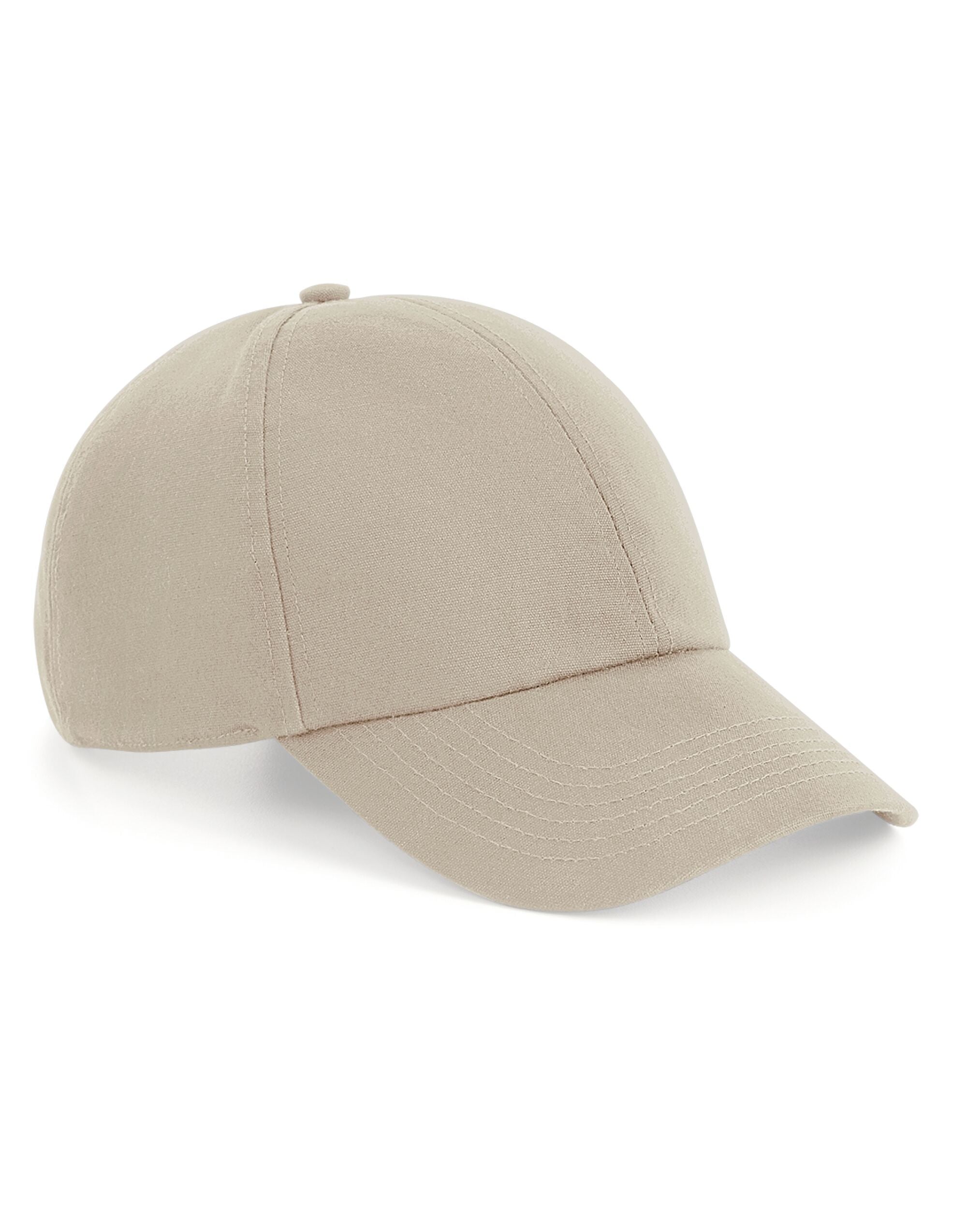 Beechfield Organic Cotton Canvas Cap B54 - Sand O S - Customisable Caps