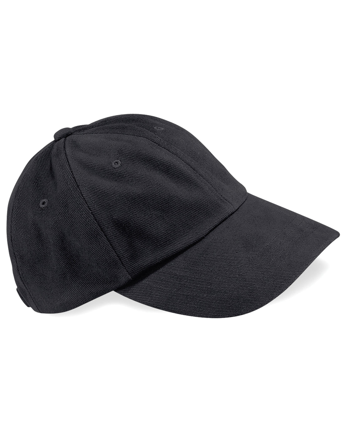 Beechfield LP Heavy Brushed Cotton Cap B57 - Black O S - Customisable Caps