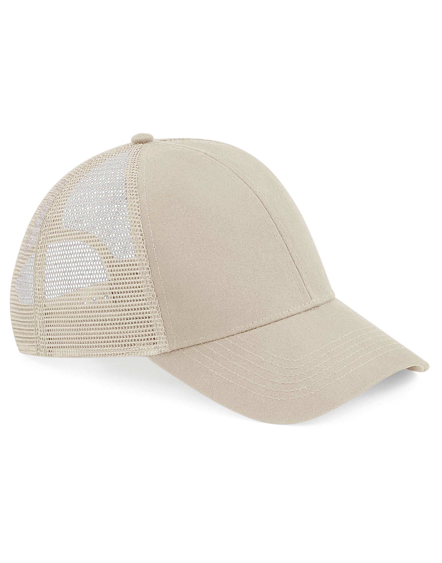 Beechfield Organic Cotton Trucker B60 - Sand O S - Customisable Caps