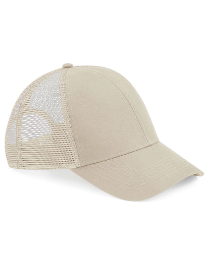 Beechfield Organic Cotton Trucker B60 - Sand O S - Customisable Caps