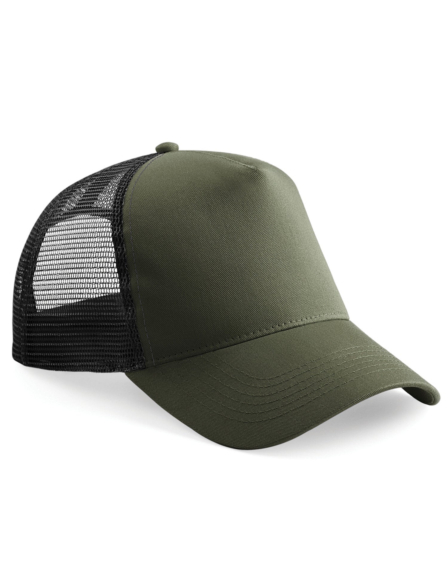 Beechfield Snapback Trucker B640 - Olive Black O S - Customisable Caps