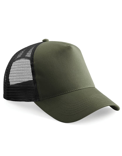 Beechfield Snapback Trucker B640 - Olive Black O S - Customisable Caps
