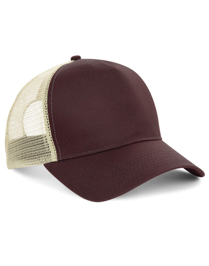 Beechfield Snapback Trucker B640 - Chocolate Caramel O S - Customisable Caps
