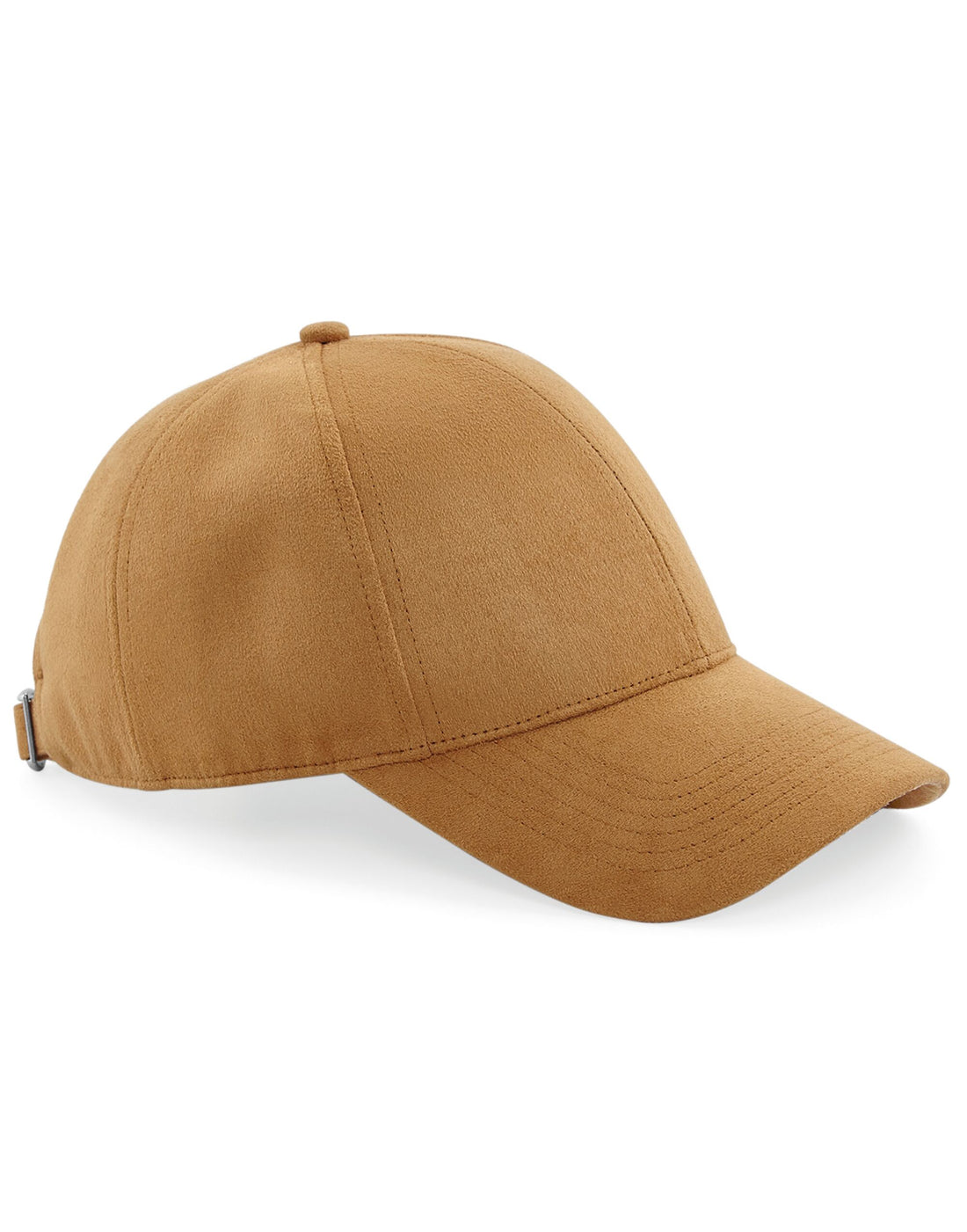 Beechfield Faux Suede 6 Panel Cap B656 - Caramel O S - Customisable Caps