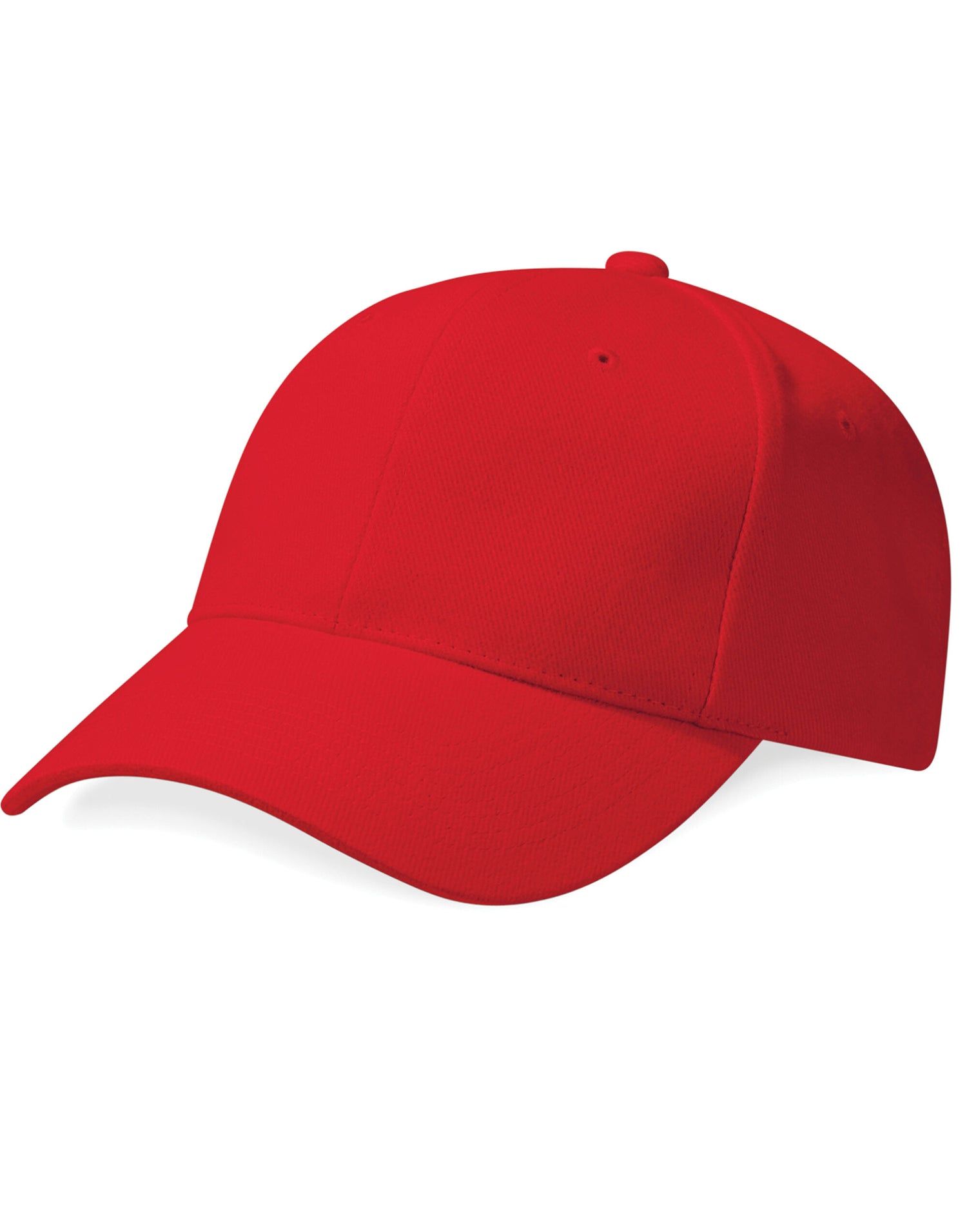 Beechfield Pro Style Heavy Cap B65 - Classic Red O S - Customisable Caps