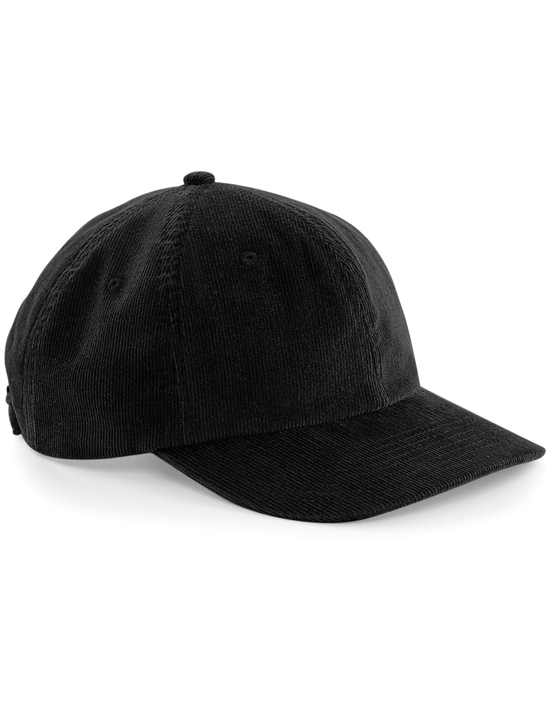 Beechfield Heritage Cord Cap B682 - Black O S - Customisable Caps