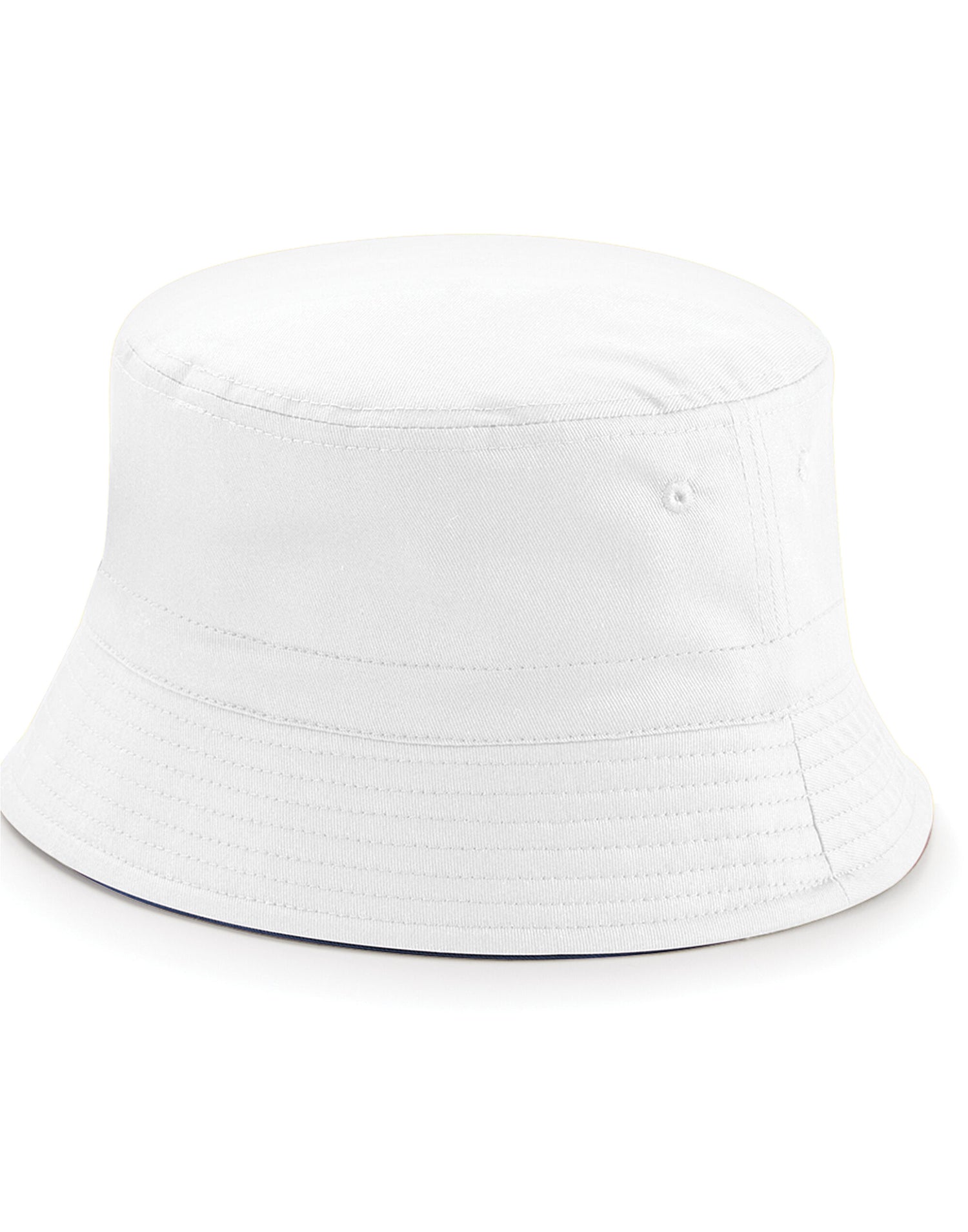Beechfield Reversible Bucket Hat B686 - French Navy White - Customisable Hats