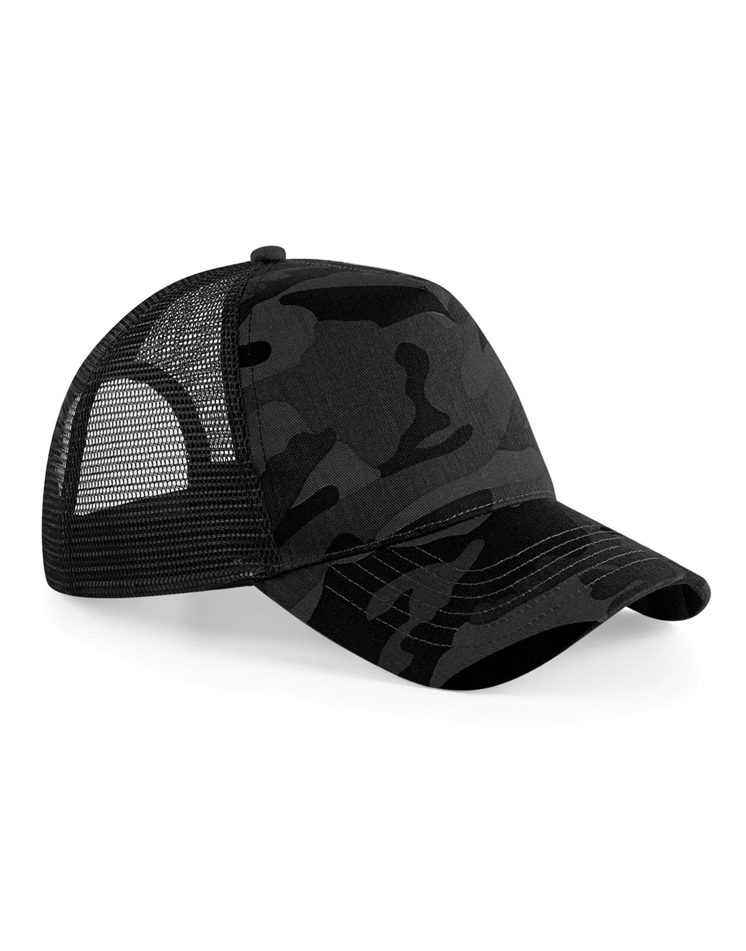 Beechfield Camo Snapback Trucker B694 - - Customisable Caps