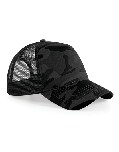 Beechfield Camo Snapback Trucker B694 - - Customisable Caps